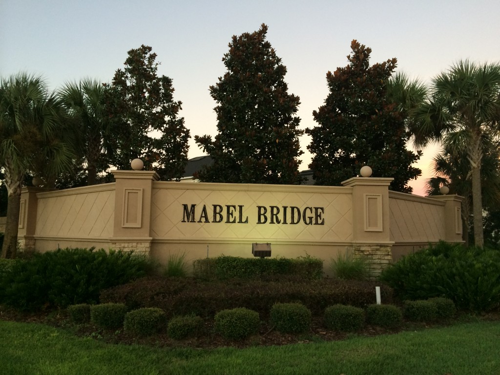 Mabel Bridge Entrance Sign